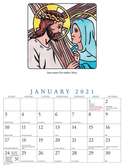 Order your 2021 Columban Mission Calendar