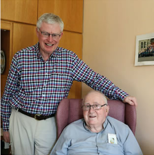 Fr. Donal O'Keefe and Fr. Dan O'Gorman, 2019