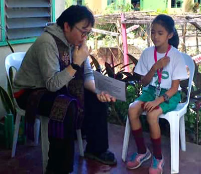 Fr. Kwang-Kyu and granddaughter