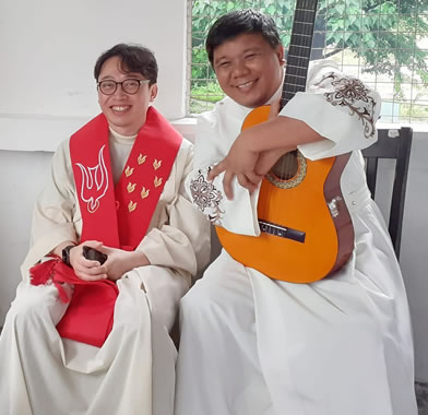Fr. Kwang-Kyu and Fr. Arga