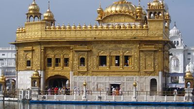 The Golden Temple in Amristar