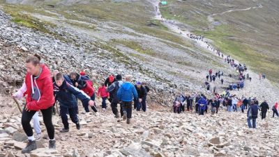 Croagh Patrick mountain walk and pilgrimage